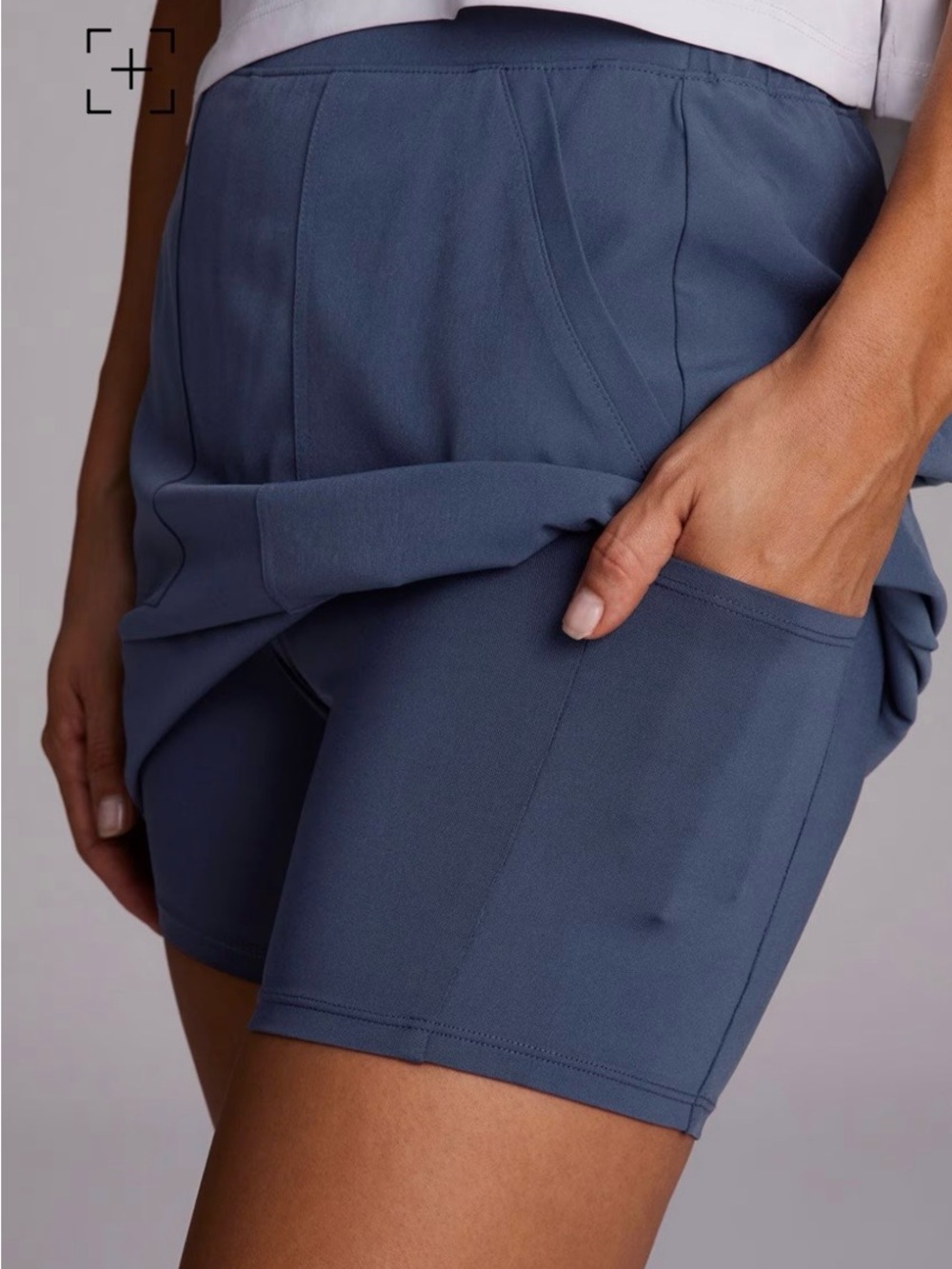 RBX  Performance Women's Skort in Slate/smokey Blue